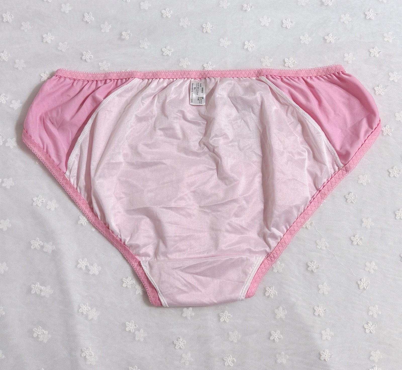 Set Of 3 US-L, XL/JP-4, 5L Japanese Embroidery Nylon Leakproof Period Panties