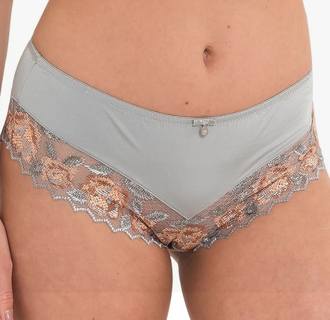 Lingadore Oxygen Silver Grey Briefs 16 XL Hipster Knickers Underwear Panties