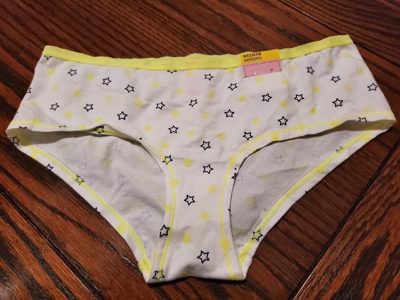 NWT JENNI COTTON SPANDEX HIPSTER PANTIES 914604N246 STARS M