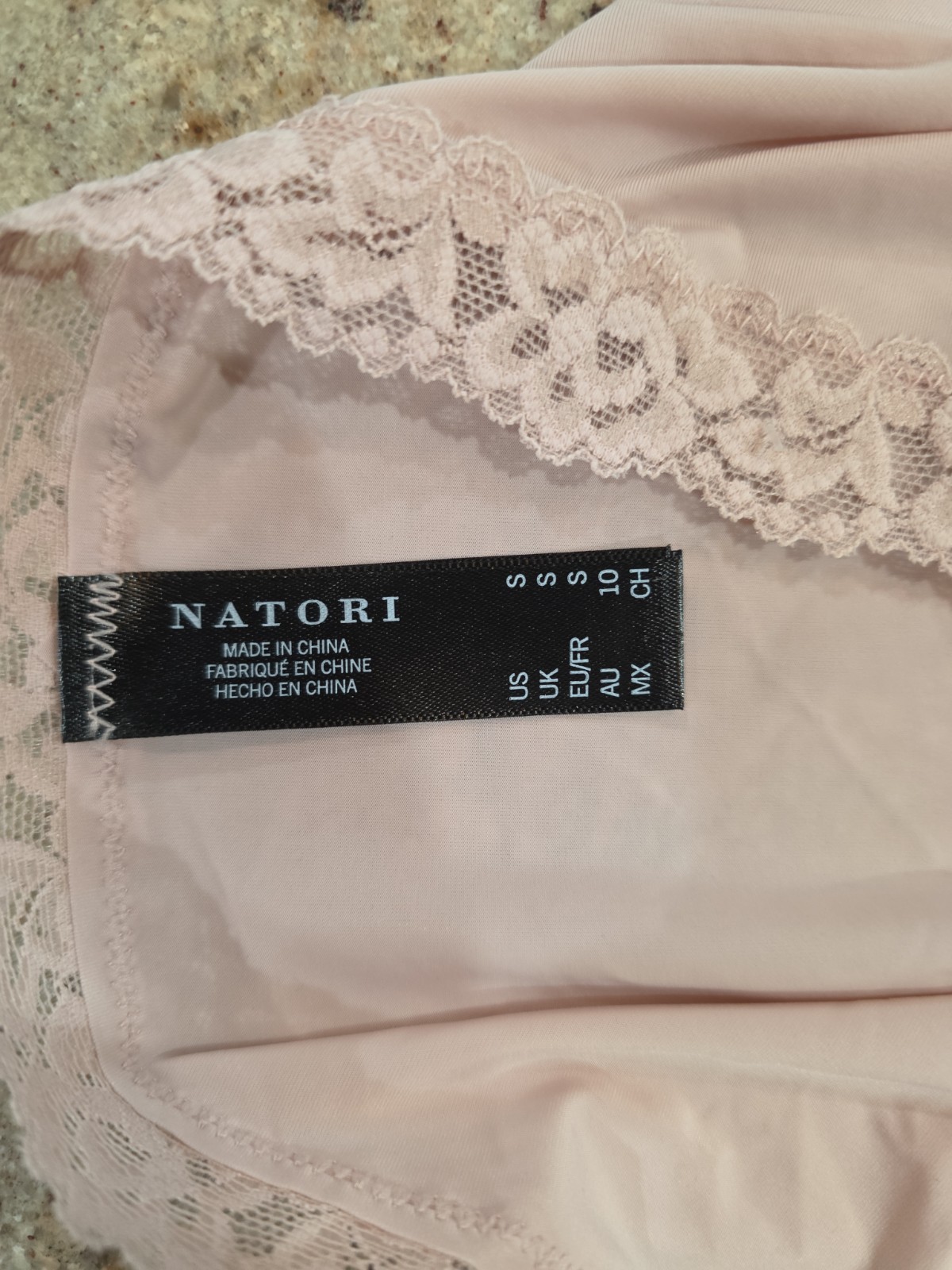 New Women’s NATORI 7743365 Set Of 2 Finishing Touch Lace Brief Panty Size S
