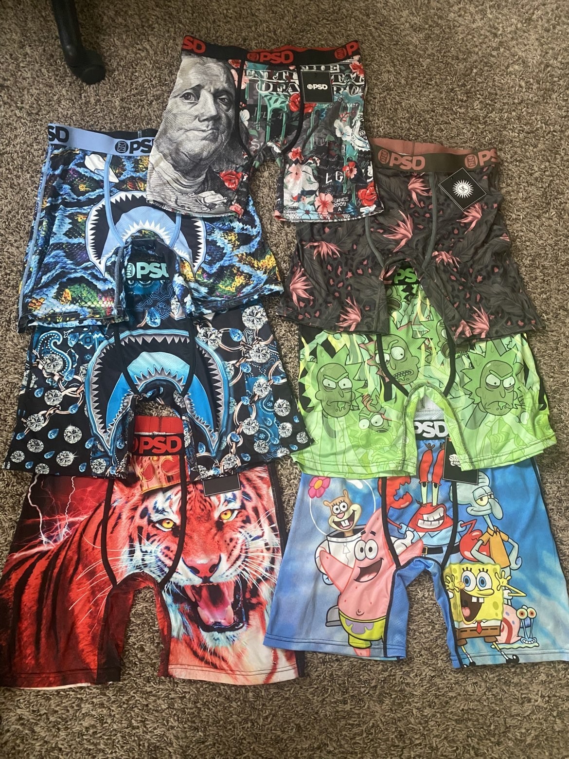 7 Pairs Of Size Large Psds