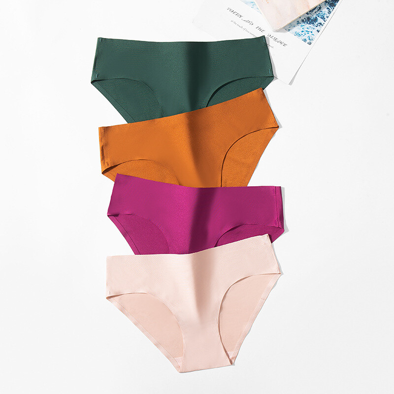 5PCS/LOT Sexy Women Low Waist Panties Brief Underwear Hipster Lingerie Underpant