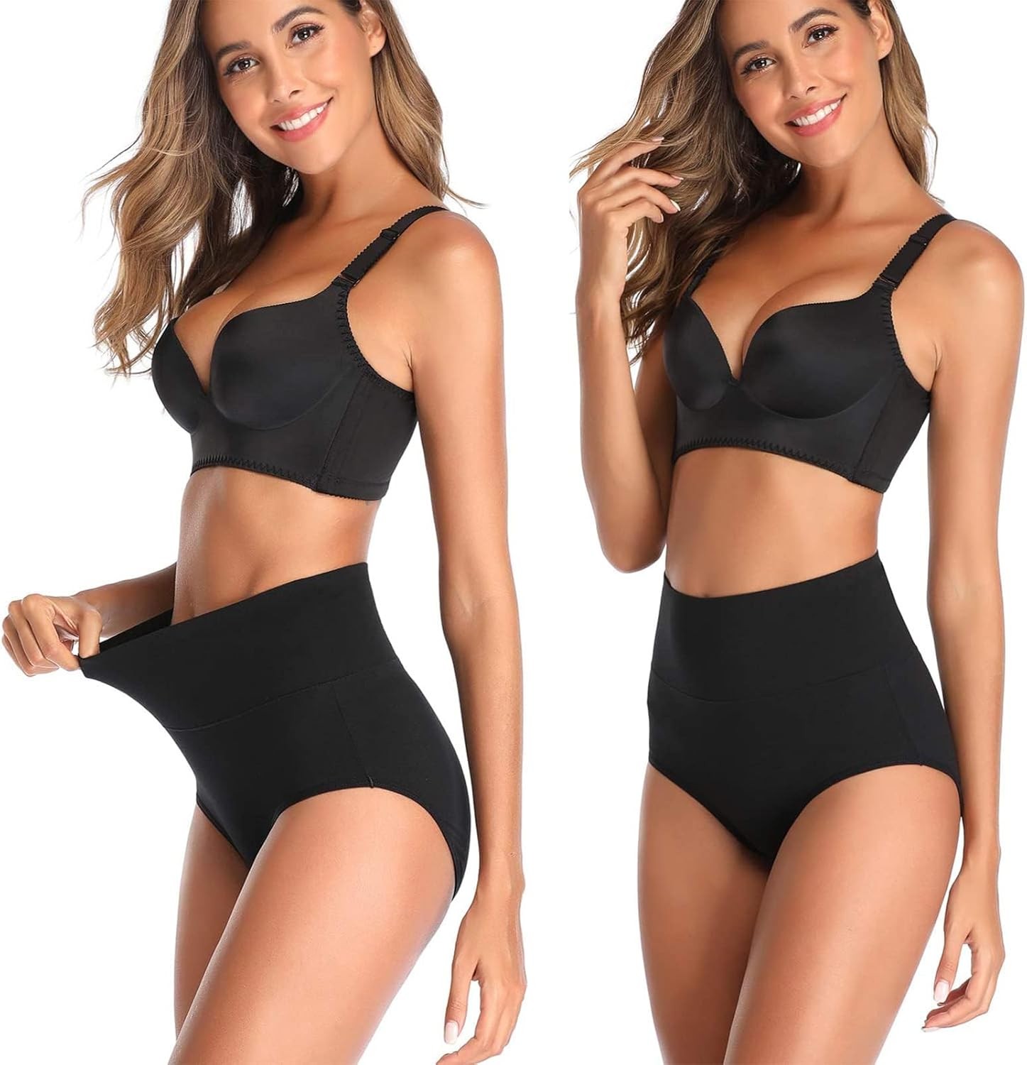 Women’s High Waist Cotton Underwear Stretch Briefs Soft Comfy Ladies Panties