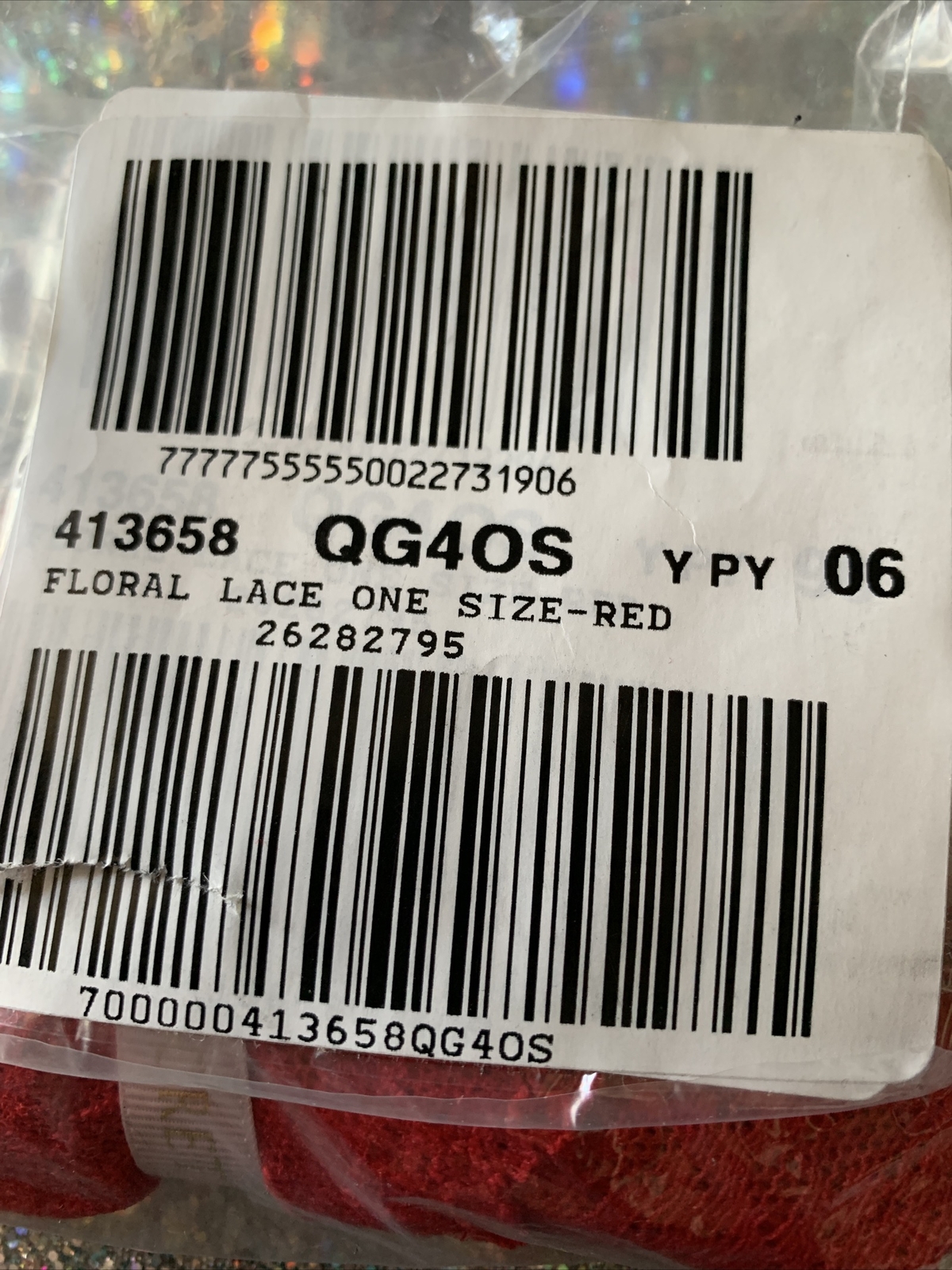NEW Victoria’s Secret THE LACIE Thong Panty Red One Size Fits XS-XL NWT