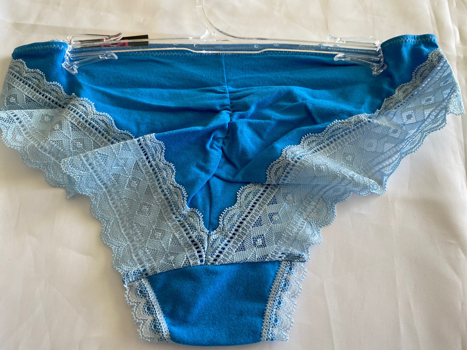 Maidenform Cotton Stretch Tanga Style DMCS59 Size Small Size 5 – Blue – New