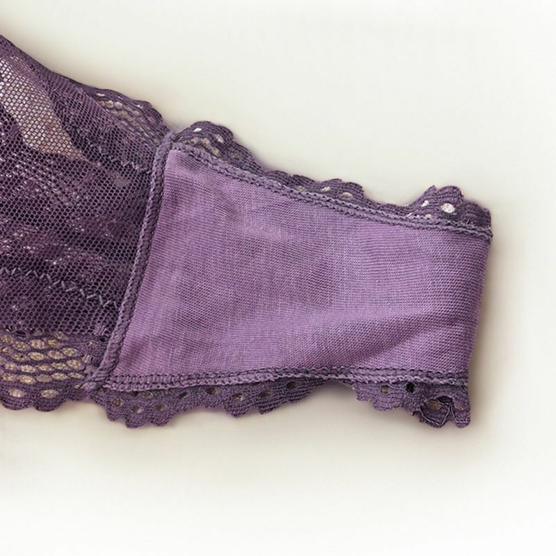 Floral Embroidery Thong Seamless Lace Cut Out Panty Underwear Lingerie For Women