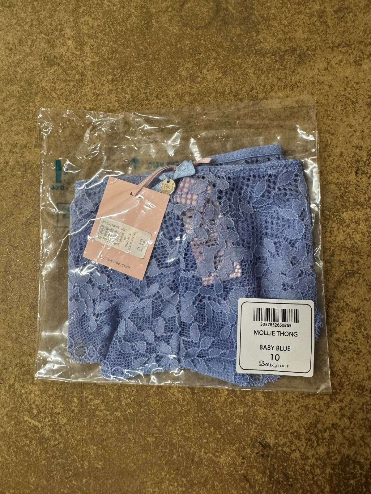 Ex Boux Avenue Mollie Plunge Bra and Matching Shorts & Thong Knickers