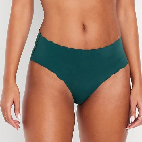 Old Navy Low-Rise No-Show Scalloped Hipster Bikini Panty Underwear