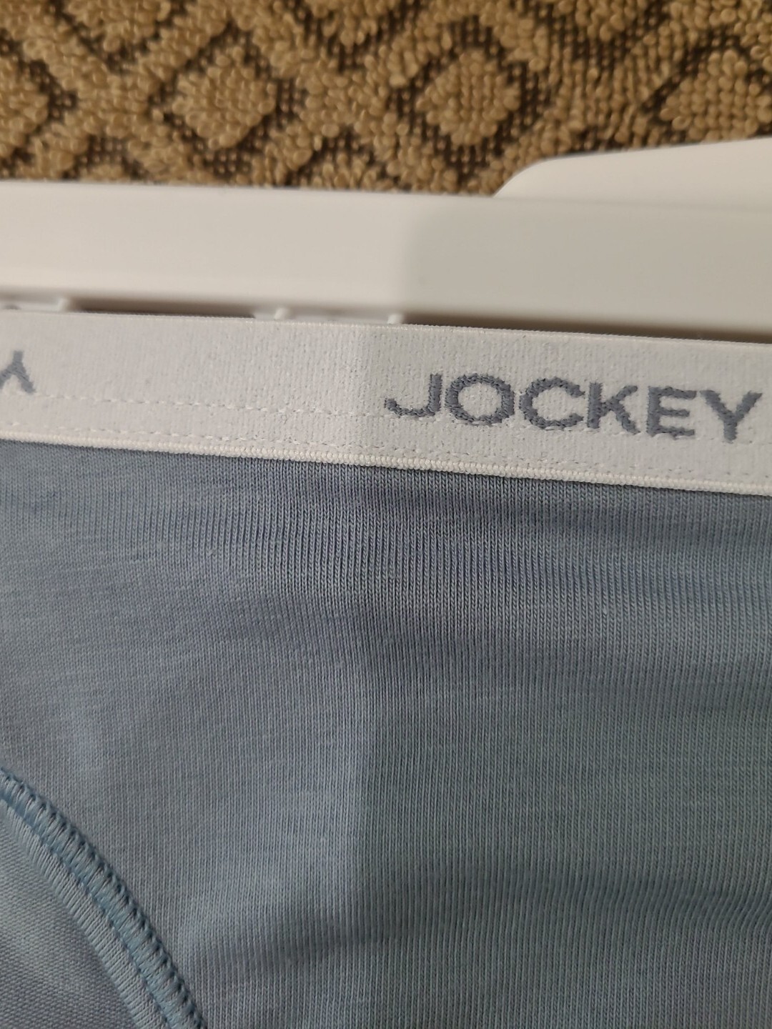 JOCKEY GENERATION Logo Laserbond Supima Cotton Blue Hi Cut Panty Panties 5/S