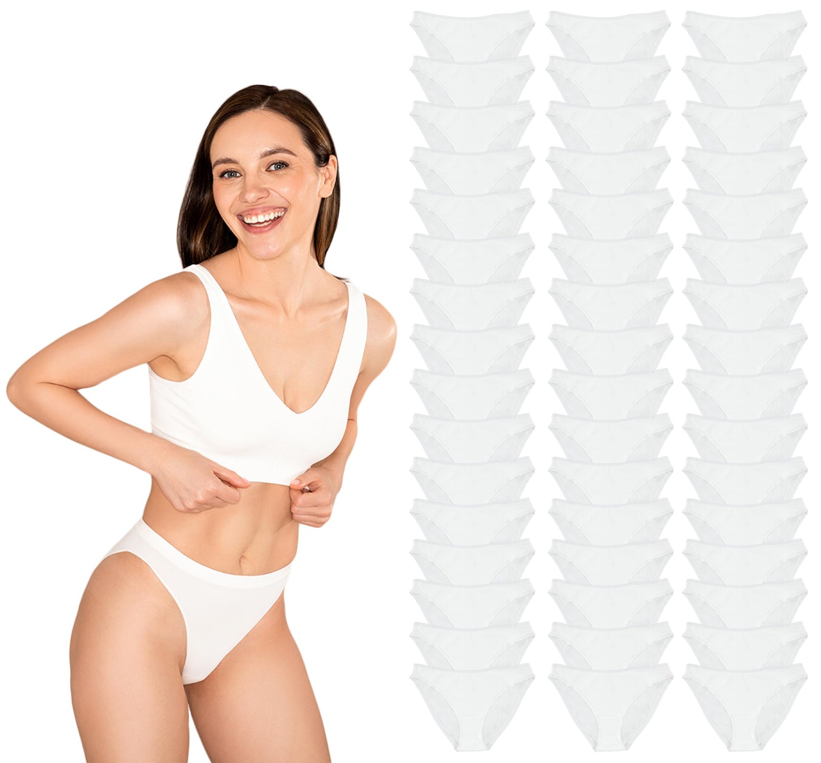 Yacht & Smith 48 Pack Women’s Wholesale Bulk Underwear Brief Underpants Panties