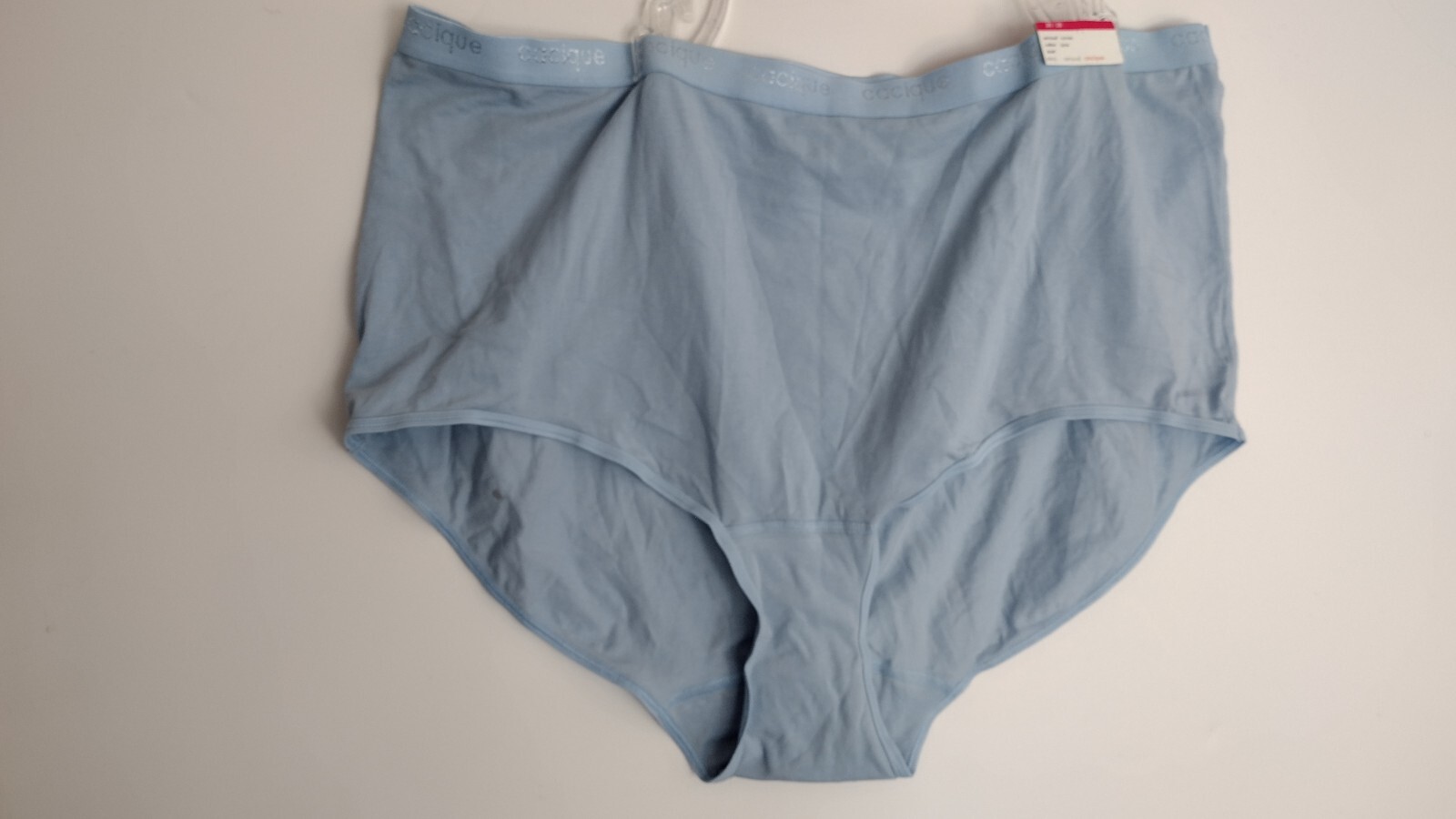 CACIQUE 26/28 BLUE SENSUAL CURVES COTTON LYCRA BRIEF NEW