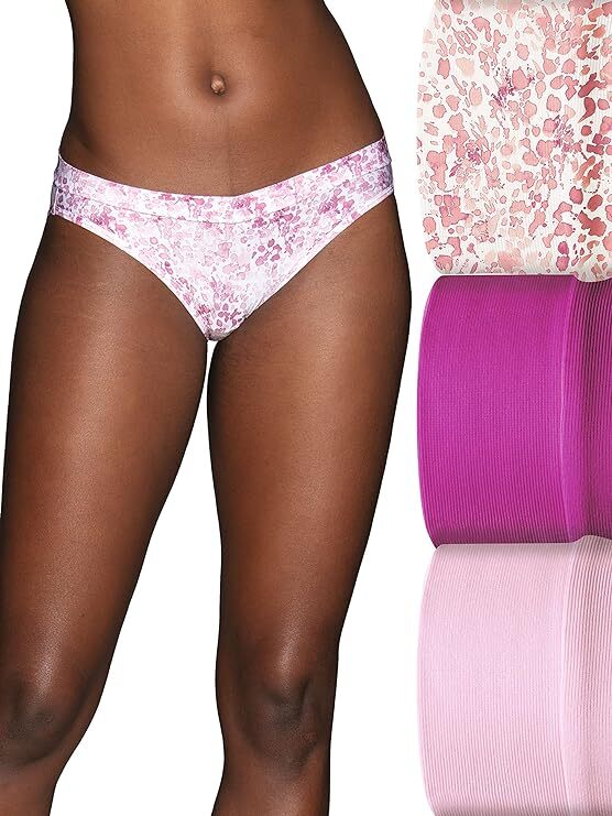 3 Prs Vanity Fair Beyond Comfort Silky Stretch Bikini Panty 18291 MIX 5-6-7-8