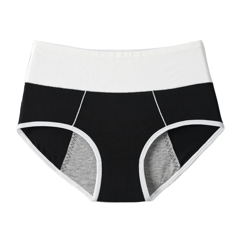 1pc High Waist Menstrual Panties Leak Proof Cotton Plus Size M-4XL Underwear