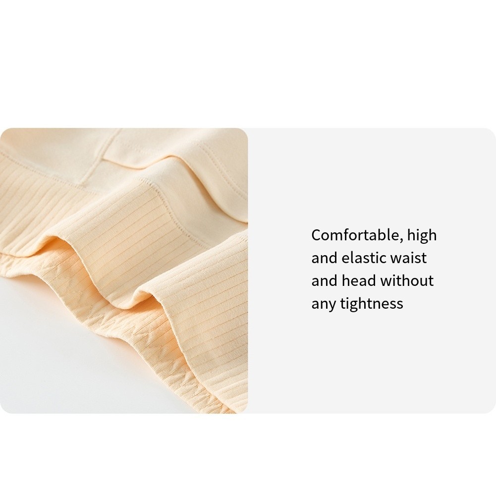 Cotton High Waist Underwear Lightweight And Breathable Multiple Size Options
