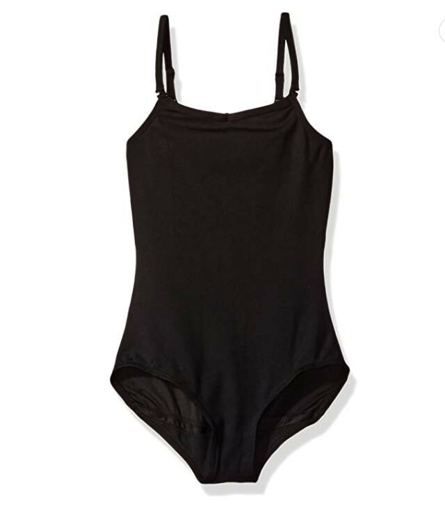 Dear Kate Girls Camisole Leotard DK1C XL Black Period Protection Mini Lining Big