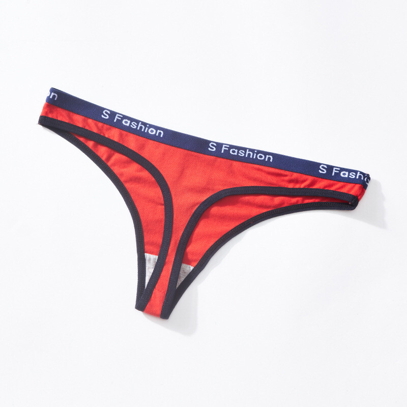 4PCS LOT Lady Womens Sexy Cotton Thong G string Panties Underwear Brief Lingerie