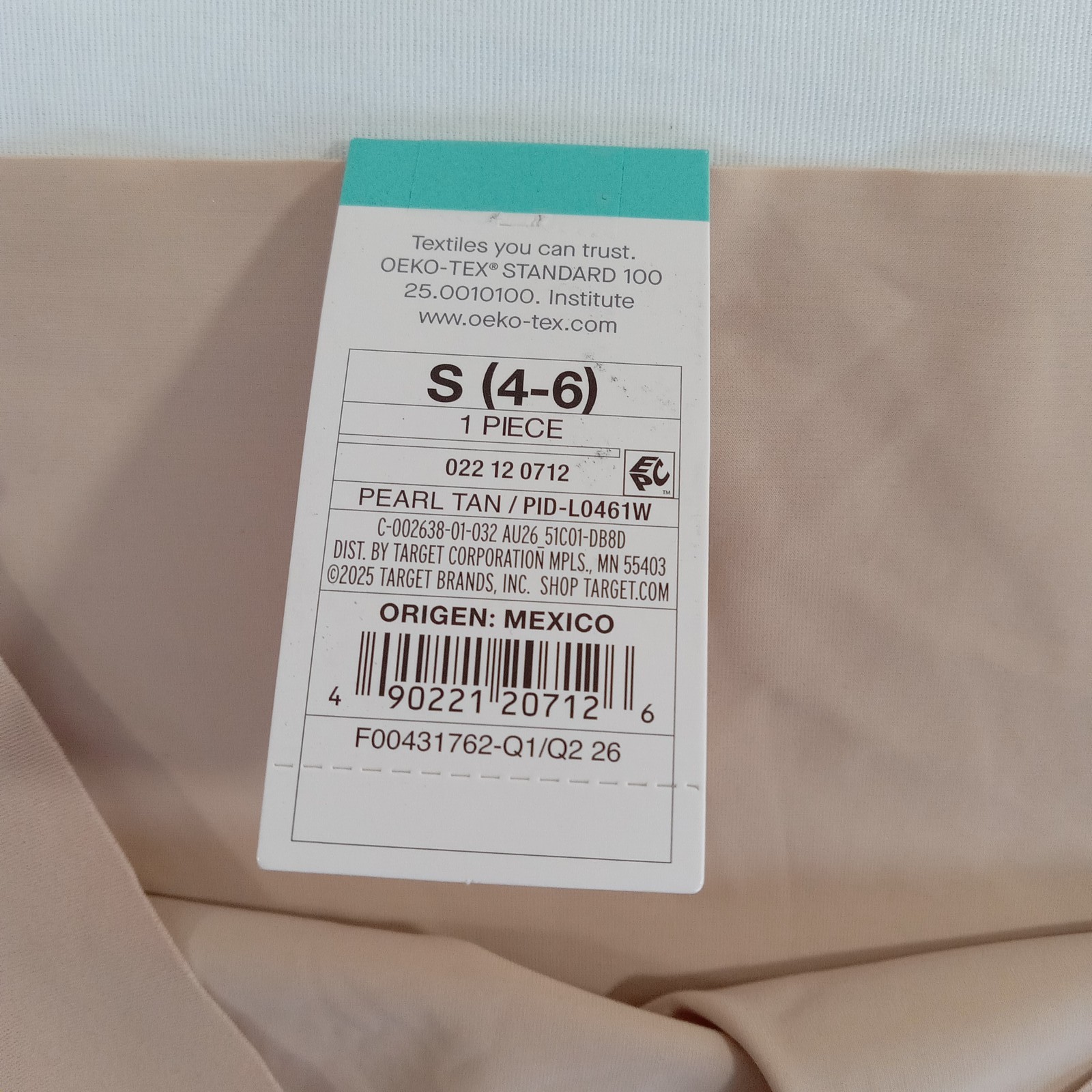 Auden Women’s Panties Lot 3-Pack S (4-6) No-Show Hipster Cheeky Thong Nude Blue