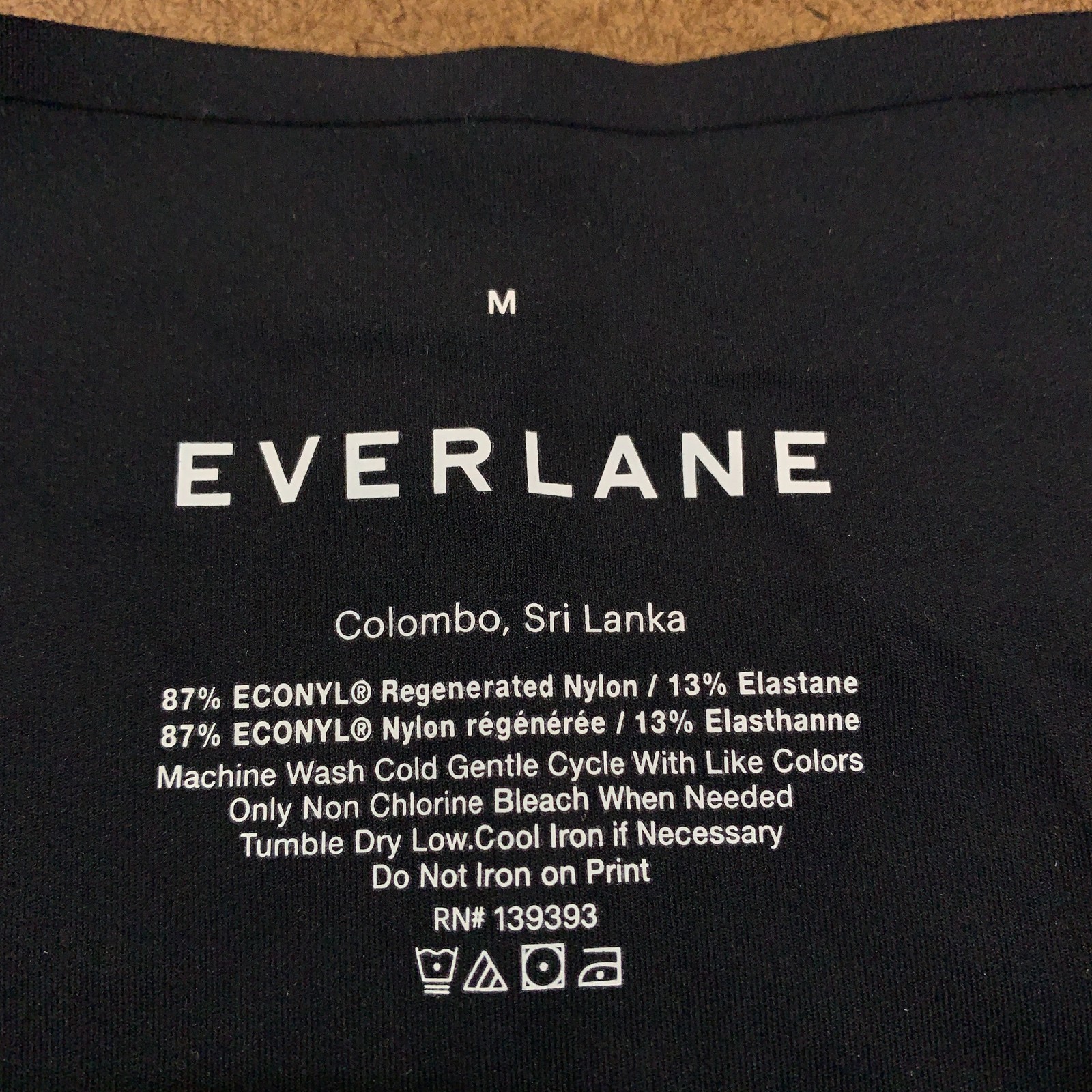 Everlane Womens Size Medium Brown Black Bikini Panty 2 Pieces New