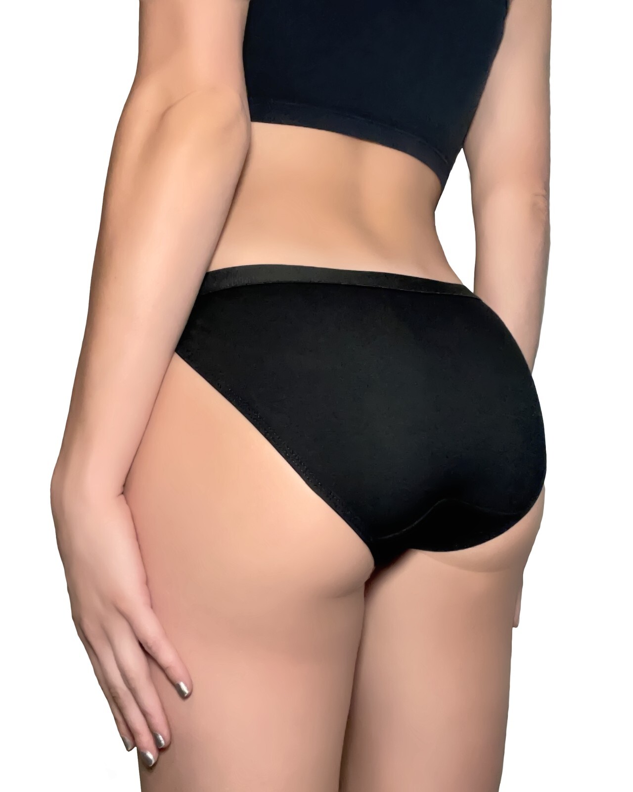 Nabtos Women Cotton Bikini Underwear Random Colors Hi Cut Panties Lot 6 Size S