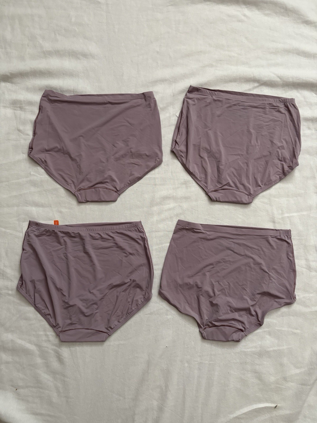 NEW Warners Smooth It Over Soft Pinch-Free Waistband Hi-cut Panty Medium 4 Pair