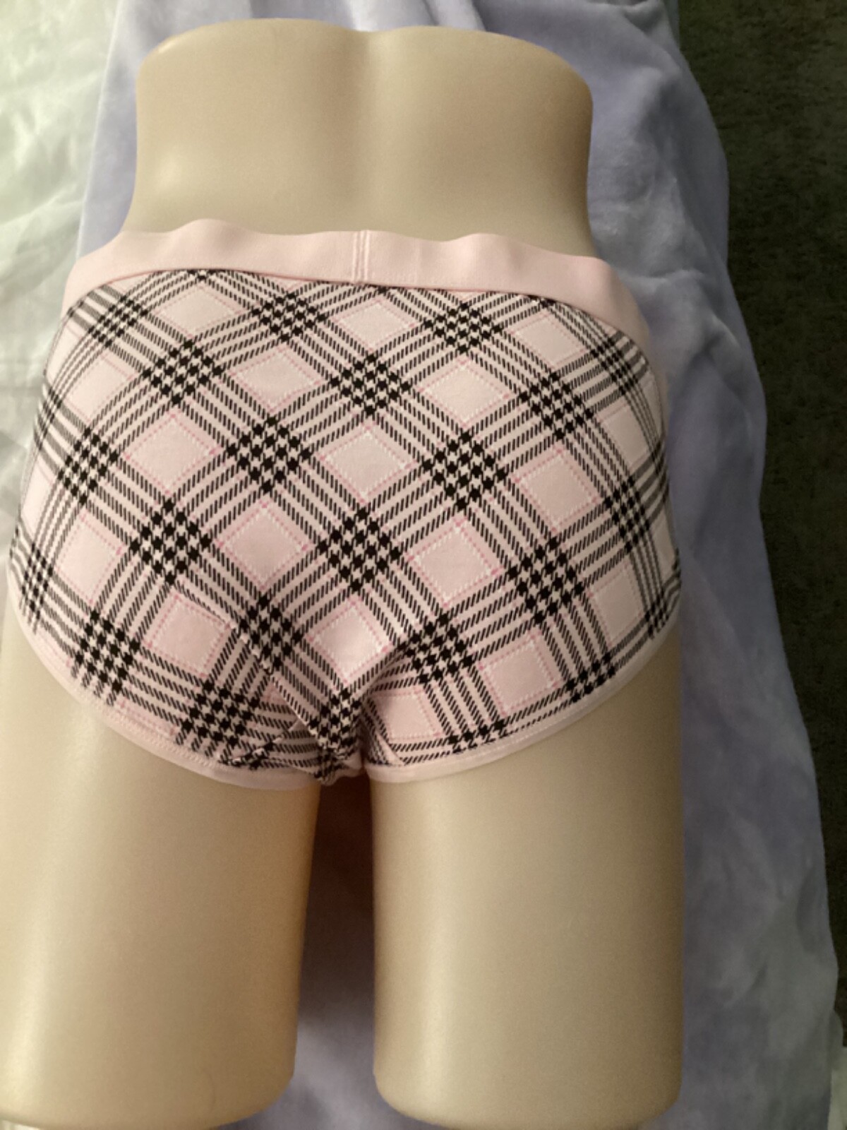 VICTORIA’S SECRET SHINE PATCH HIPHUGGER PANTY STRAP BLING LOGO LARGE ( EF319)
