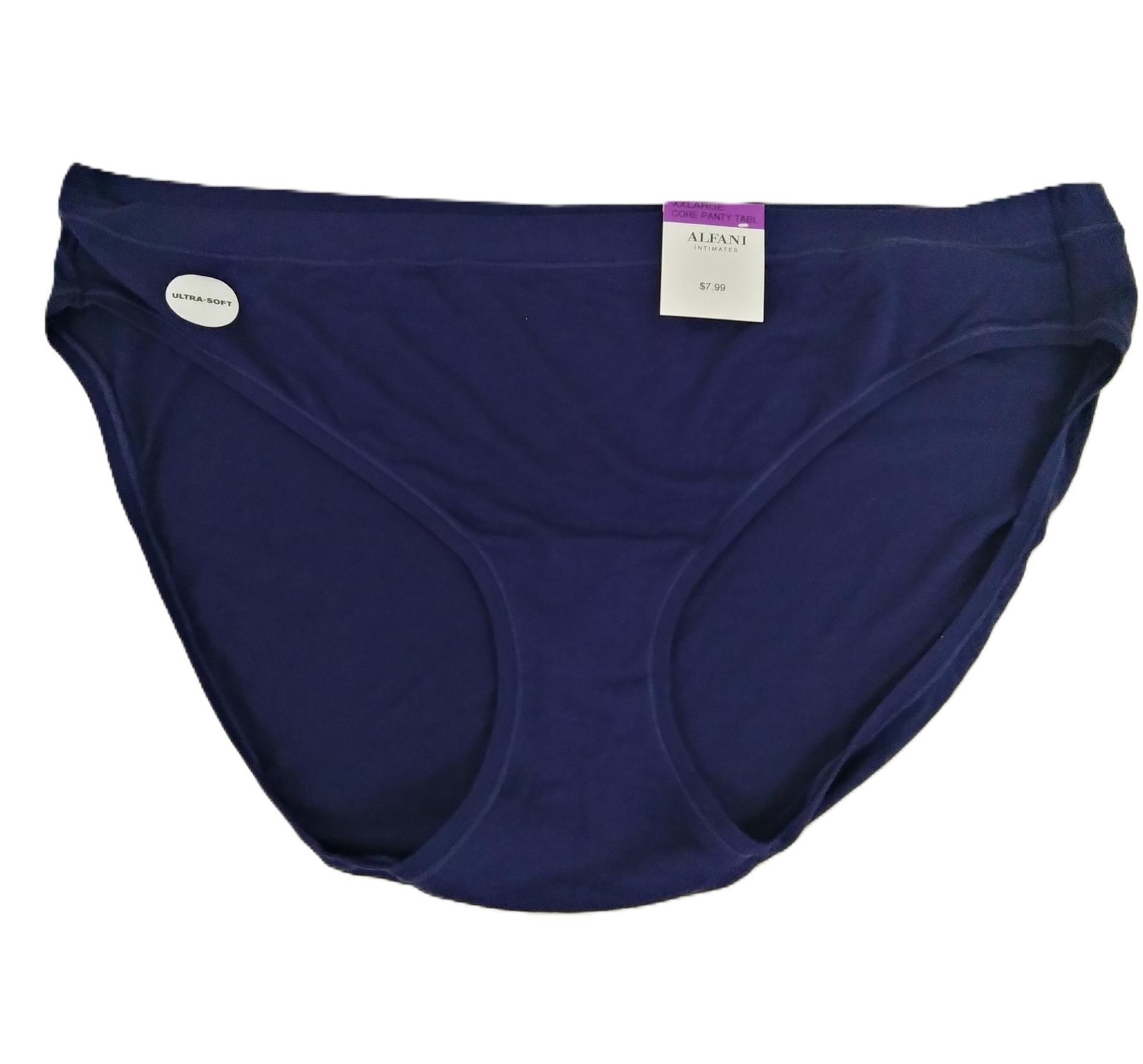 Alfani Intimates Women XXL 2XL Panty Underwear Black Blue Gray Ultra Soft 3 Pair