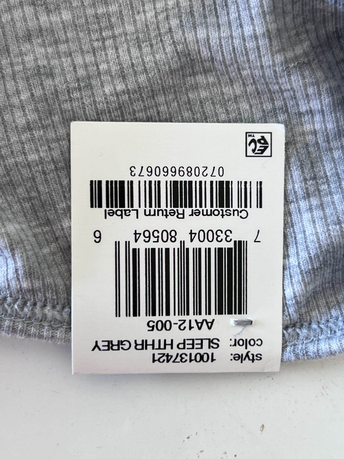 New Jenni Women’s Ribbed Hipster Underwear Gray Heather Size XL