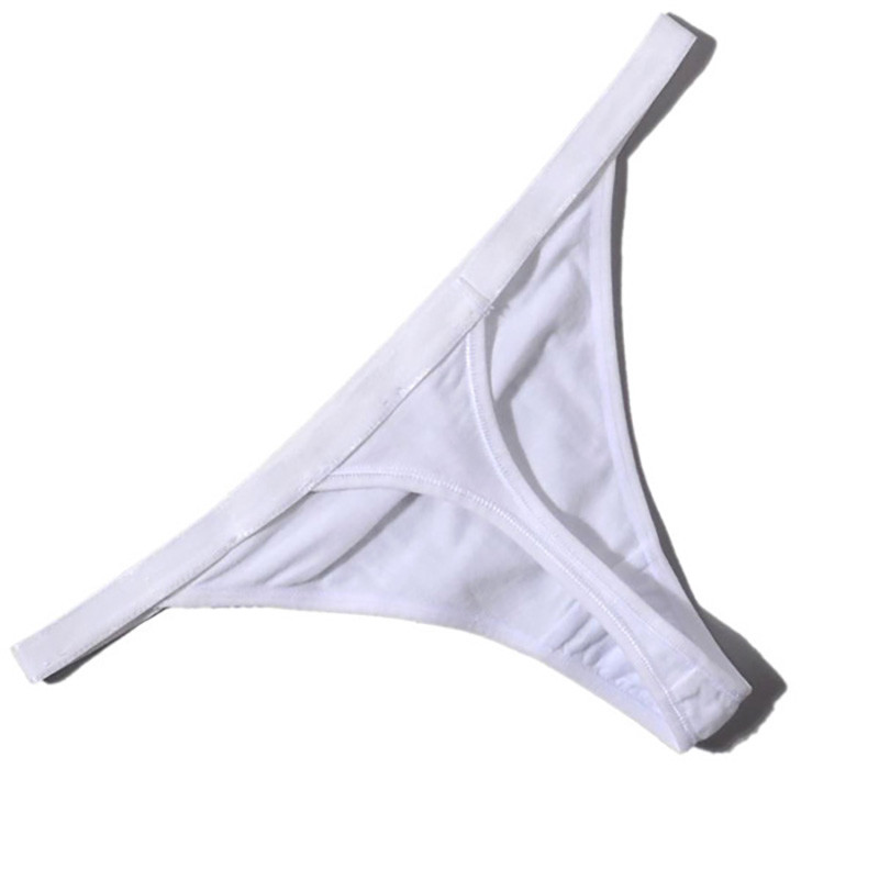 4 Packs Lot Sexy T-back Womens Cotton G-String Thongs Panties Underwears Bikinis