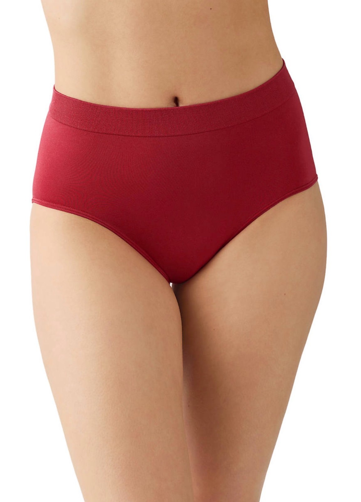 WACOAL 838175 REGINA RED ~ B-SMOOTH FULL BRIEF PANTIES ~ SIZE XL
