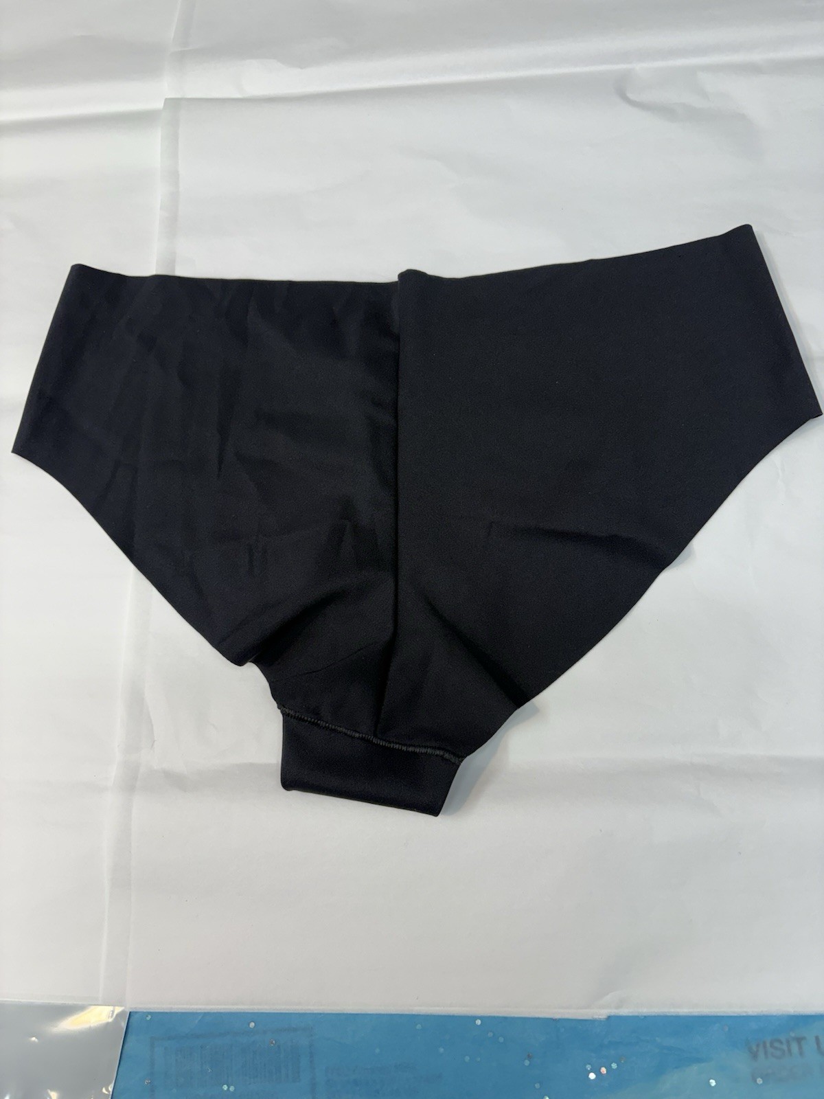 Third Love No Show Seamless Hipster Panties Black Size M NWT