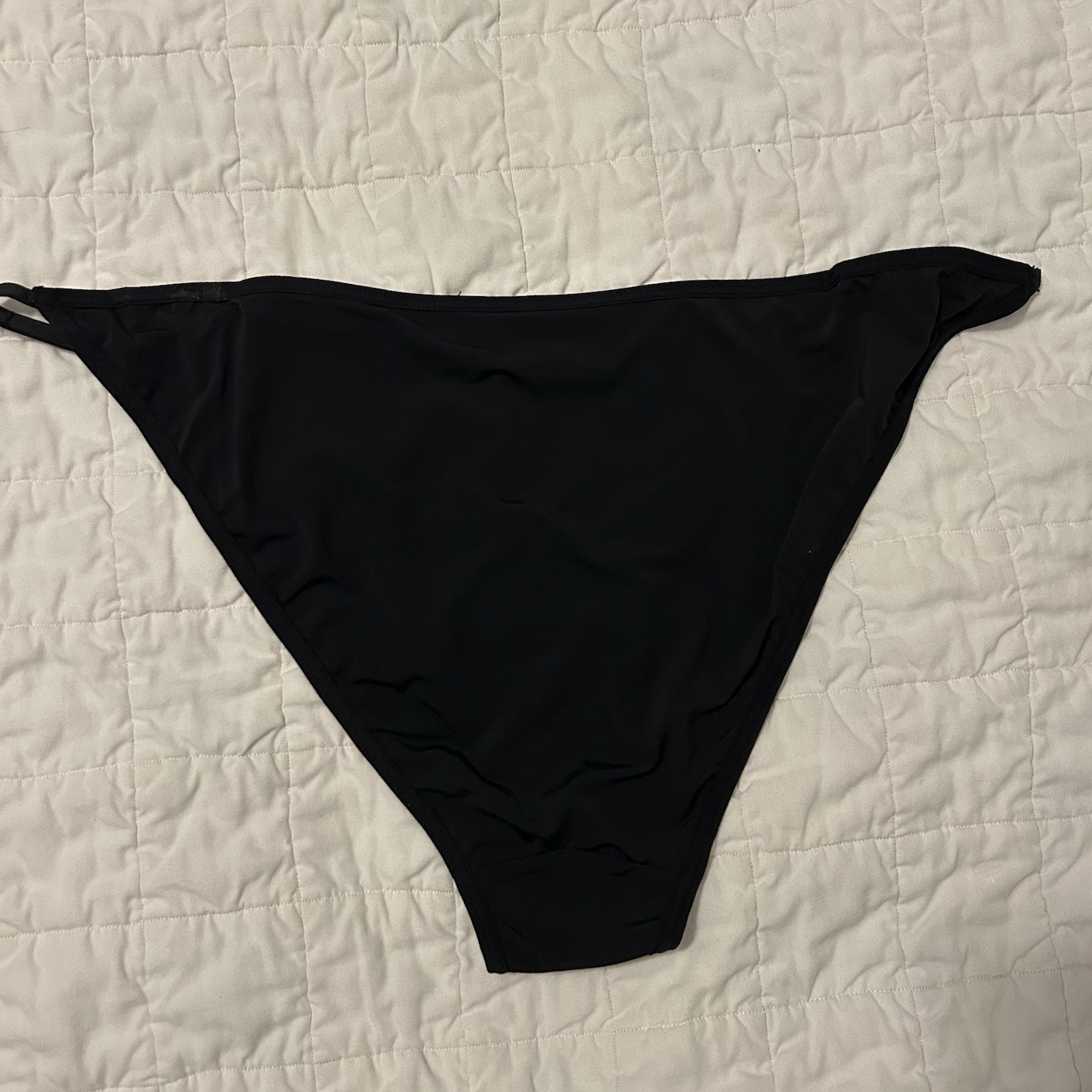 2 New NWT Maidenform Women’s Adjustable Nylon String Bikini Black 2XL/9 2X