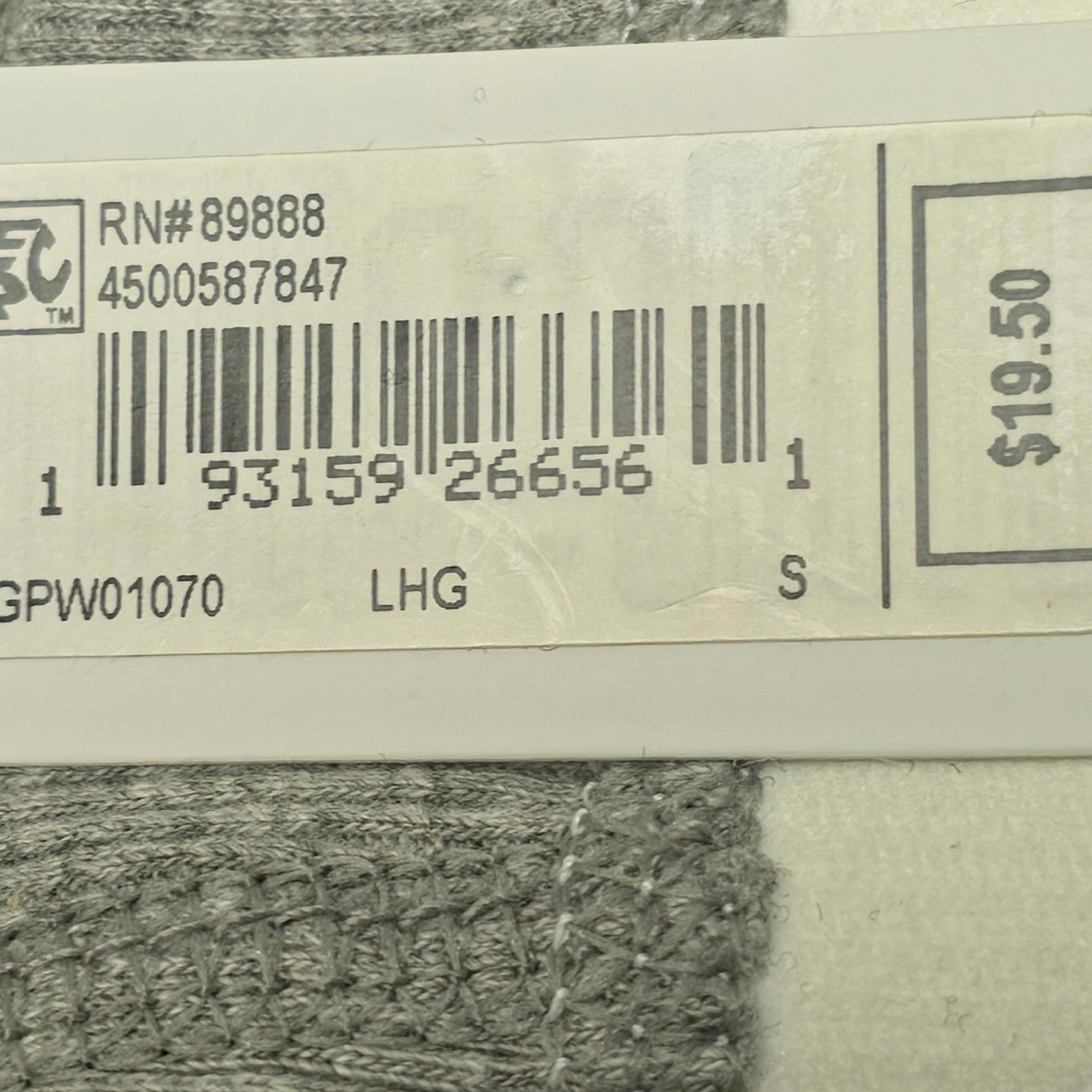 Gap Women Cotton Rib Slip Short Gray Small Ribbed Elastic Waistband High-Waist