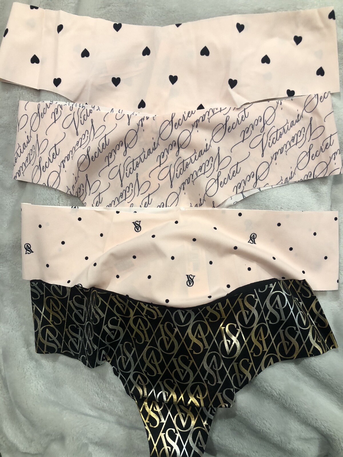 Victoria Secret No Show Thong – 4 Varieties & Sizes
