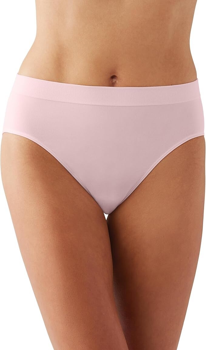 WACOAL 834175 ~BALLET SLIPPER PINK ~ B-SMOOTH HI-CUT BRIEF PANTIES ~ XL