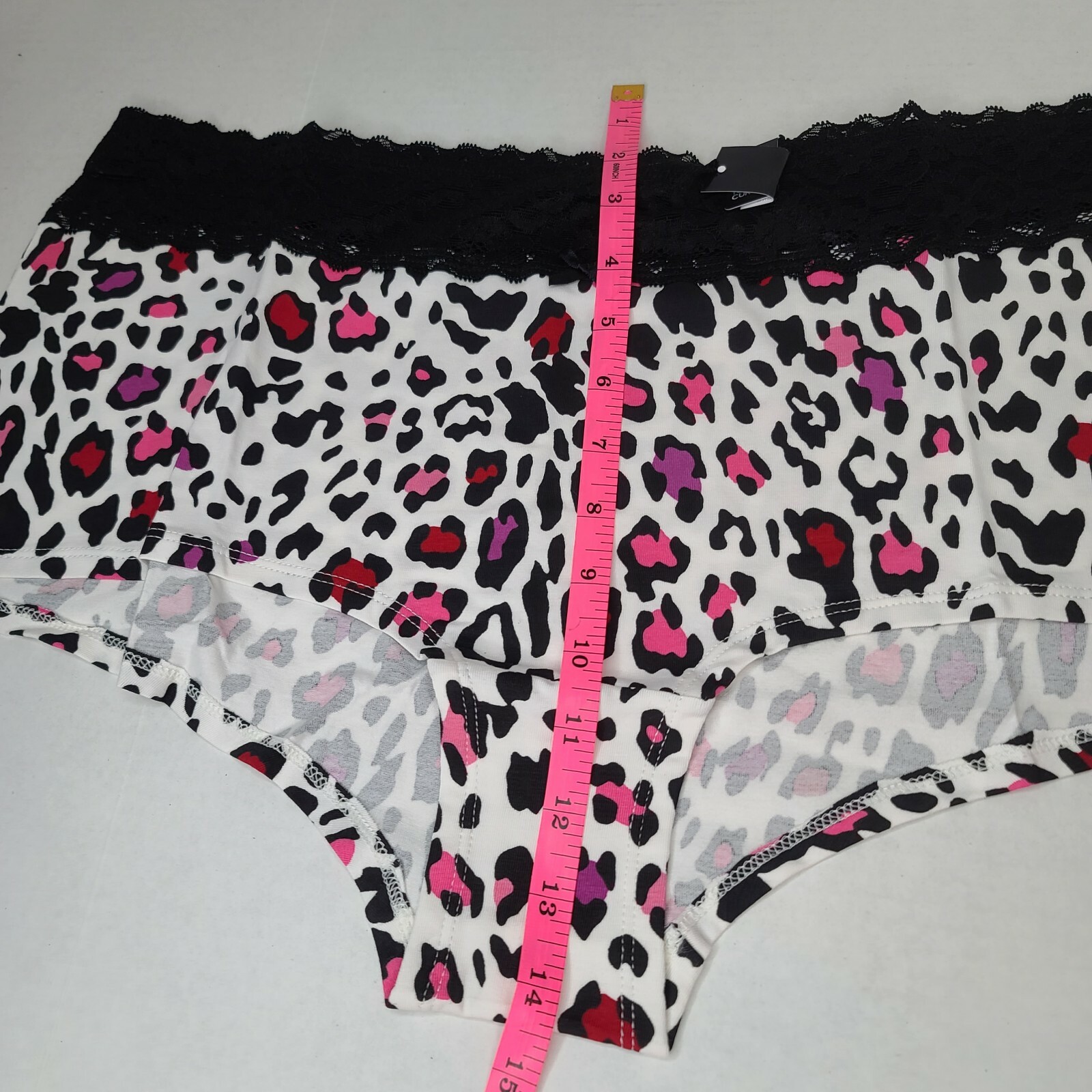 3X 22W 24W Torrid Boyshort White Cotton Panty Pink Leopard Black Lace Mid Rise