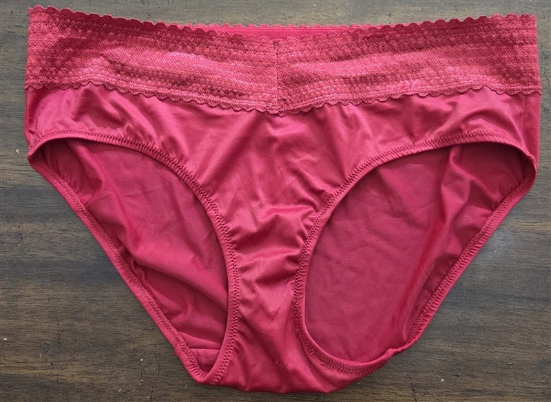 NWOT Warners XL No Pinching No Problems Lace Hipster Panty Red 128022