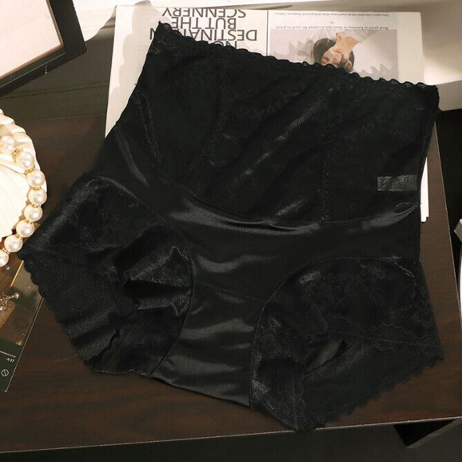 1/5 Pack Lot Women Sexy Lace Satin Panties Briefs High Waist Underwear Lingeries