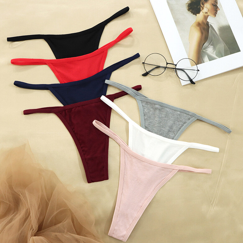 7 Pack Lot Womens Sexy Panties Thongs G string Briefs BikiniUnderwear Lingeries
