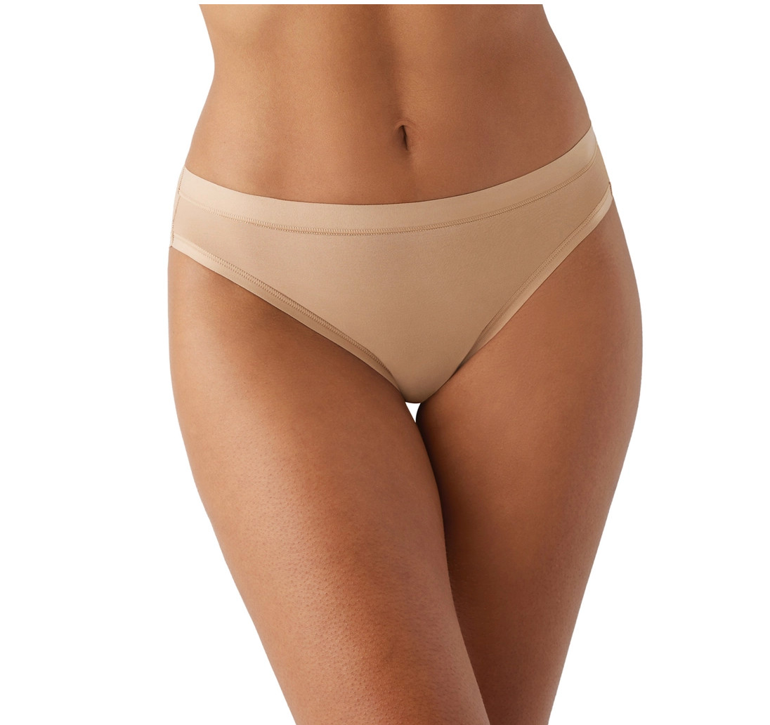 Wacoal XL (Size 8) Understated Cotton Bikini Panty NWOT 870362 White