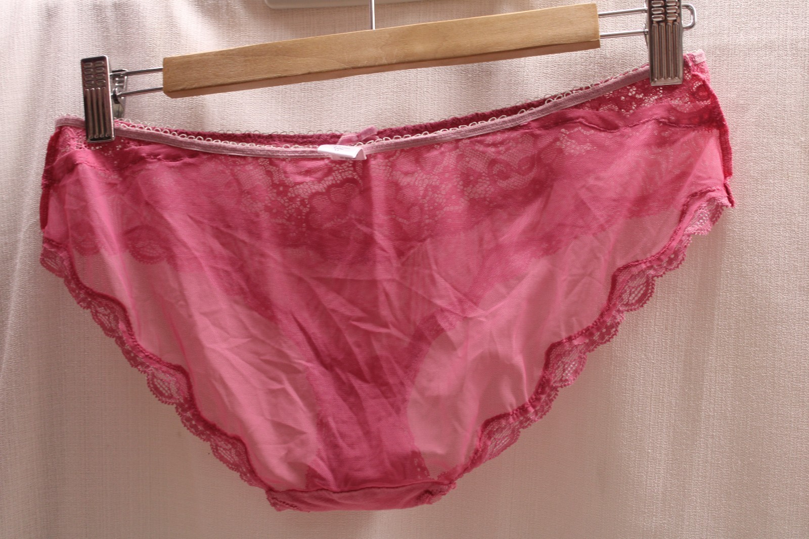 Victoria’s Secret Angels Babydoll Sissy Princess Sheer Lace&Bow Mesh Panties M