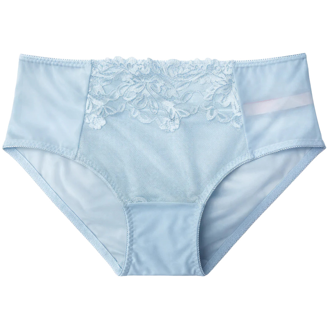 Splendies Blue Celina Lace Bikini Panties Size 4x Floral Lingerie Underwear New