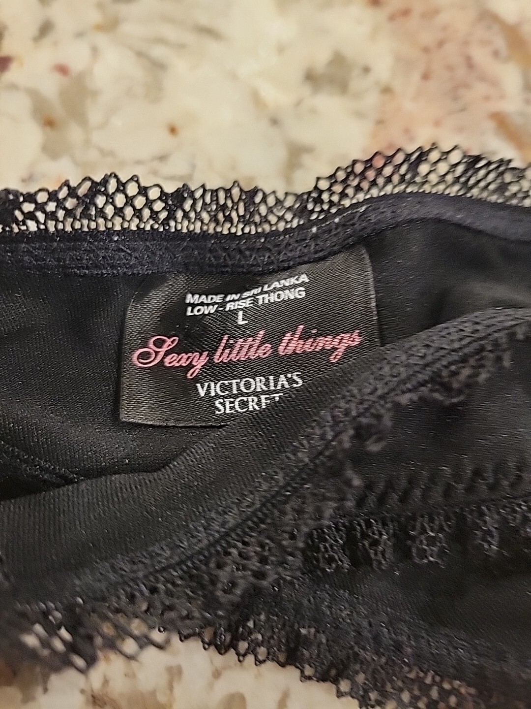 Victoria’s Secret SEXY LITTLE THINGS Smooth Lace-Up Rare Vintage L Thong Panties