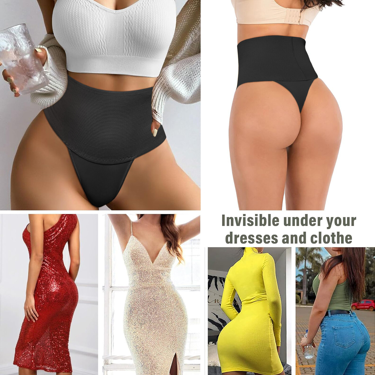Womens Tummy Control High Waist Body Shaper Shorts Girdle Shapewear Slim Panties