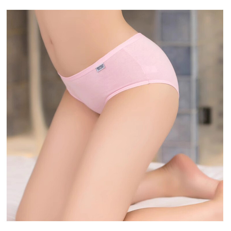 Cotton Bikini Panties 6-Pack Womens Ultra Soft Waistband Underwear Briefs Color