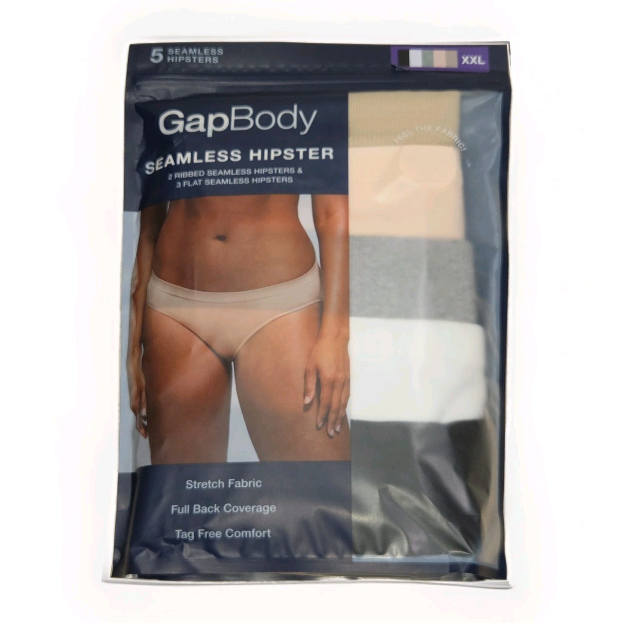 GapBody Seamless Hipster 5 Pack Size 2 XL Womens