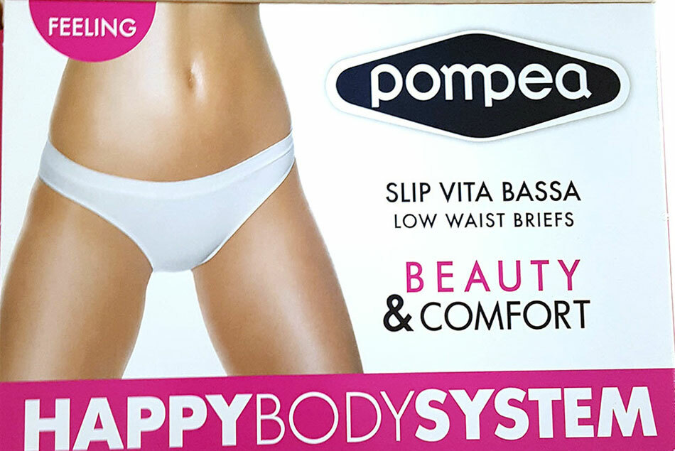 Women’s Slip by Pompea in soft stretch microfiber with low waist art Slip VB
