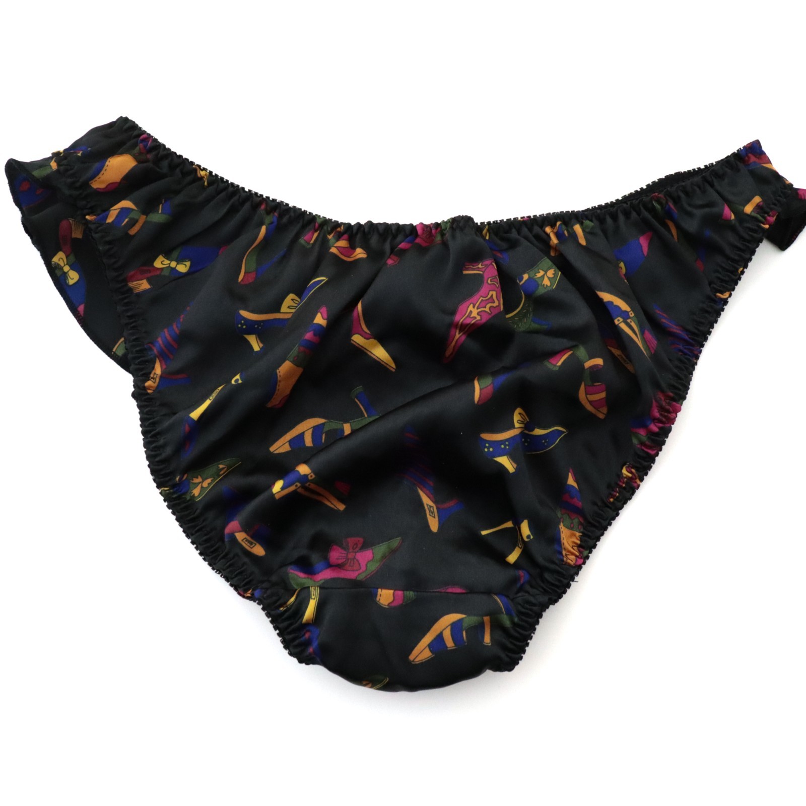 NEW Delicates VTG 90s JcPenney Satin Flutter Bikini Brief Panty XL X-LARGE