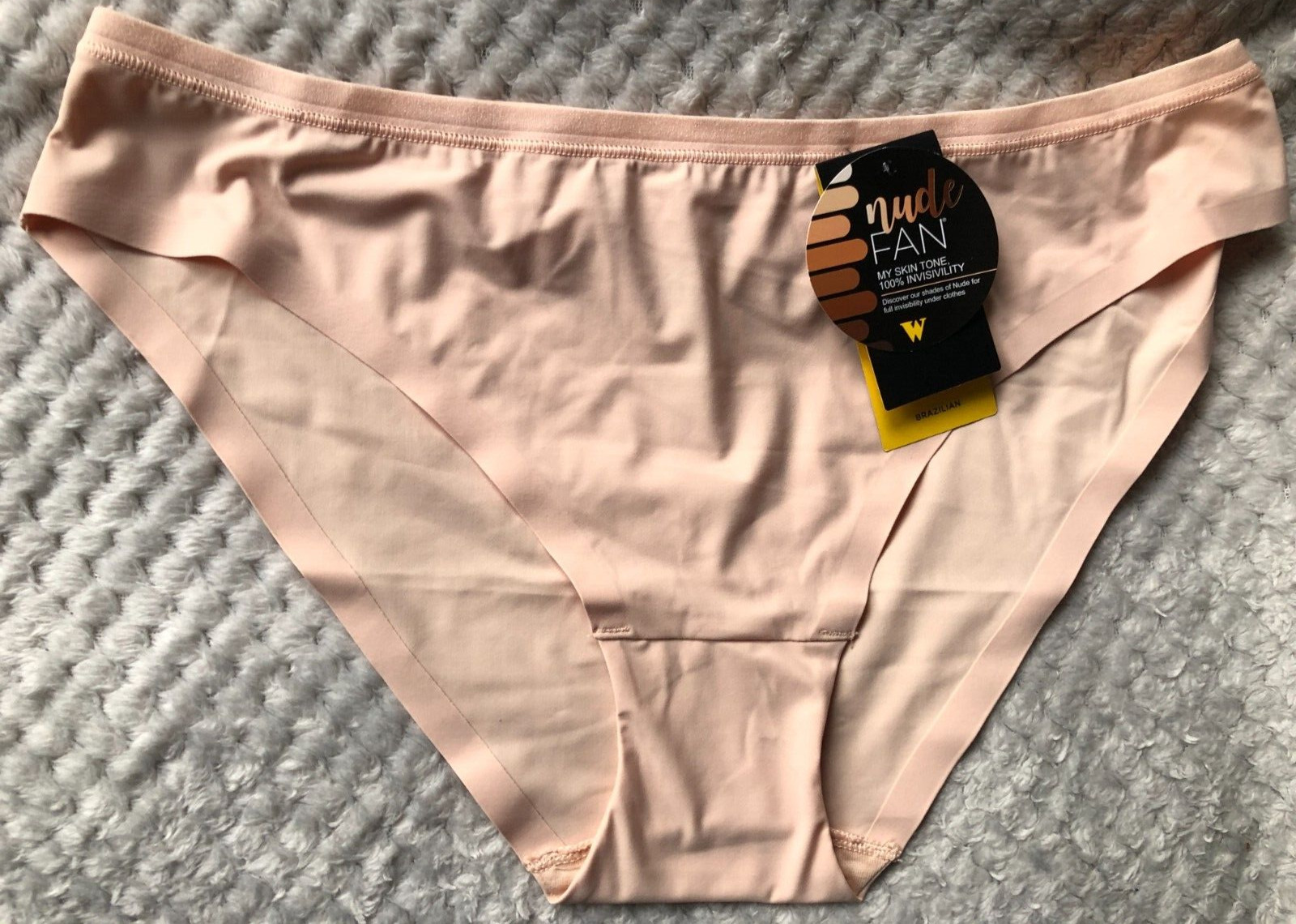 Triumph Wonderbra W01OZ Ultimate Silhouette Brazilian Briefs Large Creamy Pearl