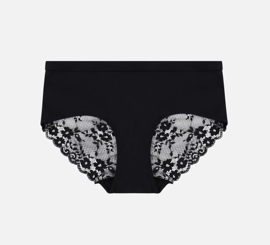 Underoutfit Lace Brief Deep Red Wine Large Discontinued Color Style 912 NWOT