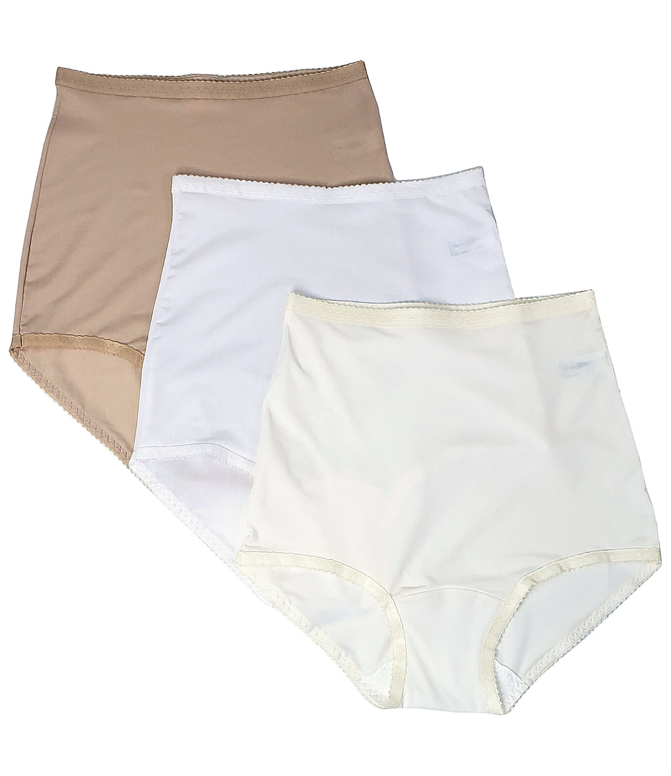 Shadowline Panty Women’s Underwear Briefs Nylon Spandex Hi Waist Full Coverage